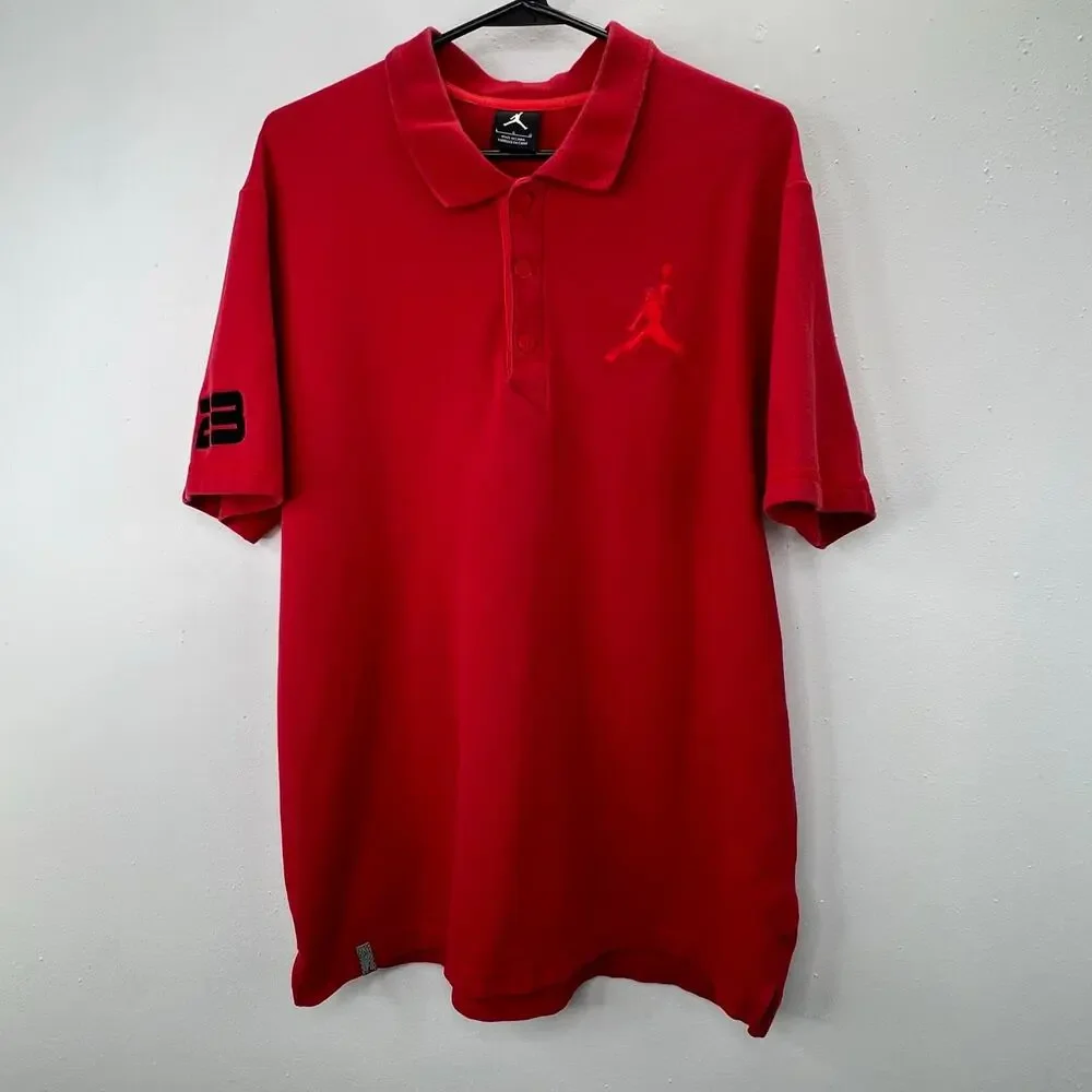Jordan Men’s Red Polo Shirt